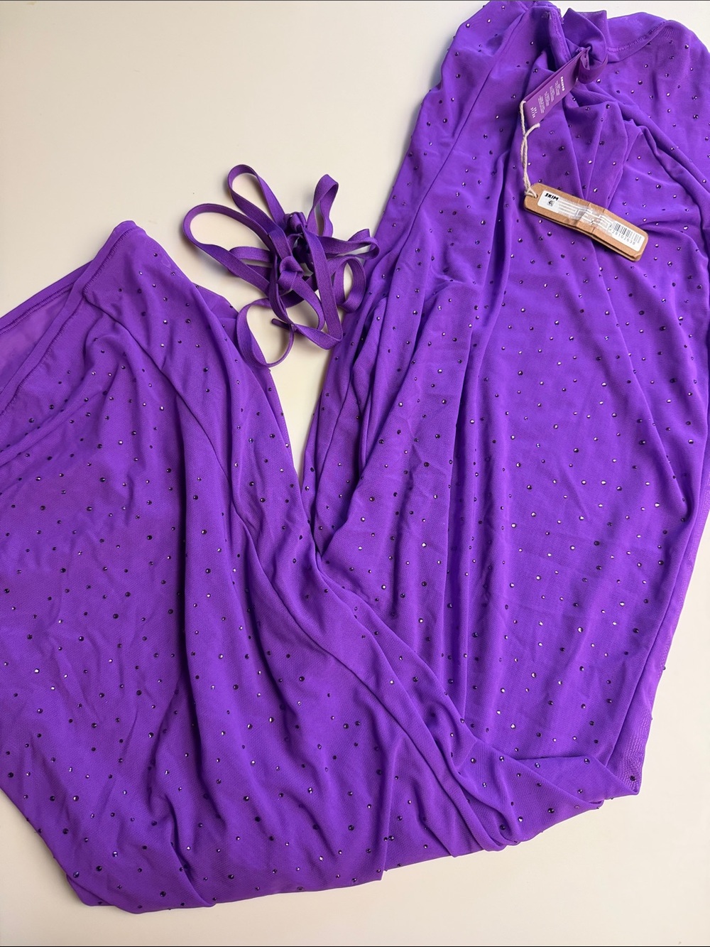 SKIMS Mesh Rhinestone Pants 3X - Picture 2 of 7